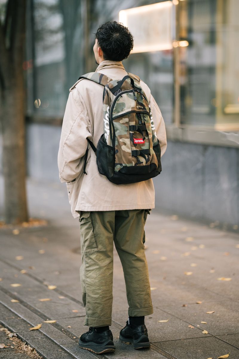 迷彩と軍パンの鉄板コーデ。丈感で洒落度UP 谷地聖哉 2枚目の写真