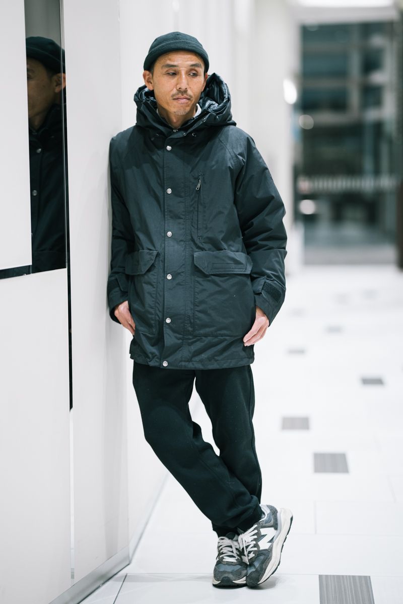 冬の黒コーデは異素材を組み合わせて楽しむ 瀧口和紀