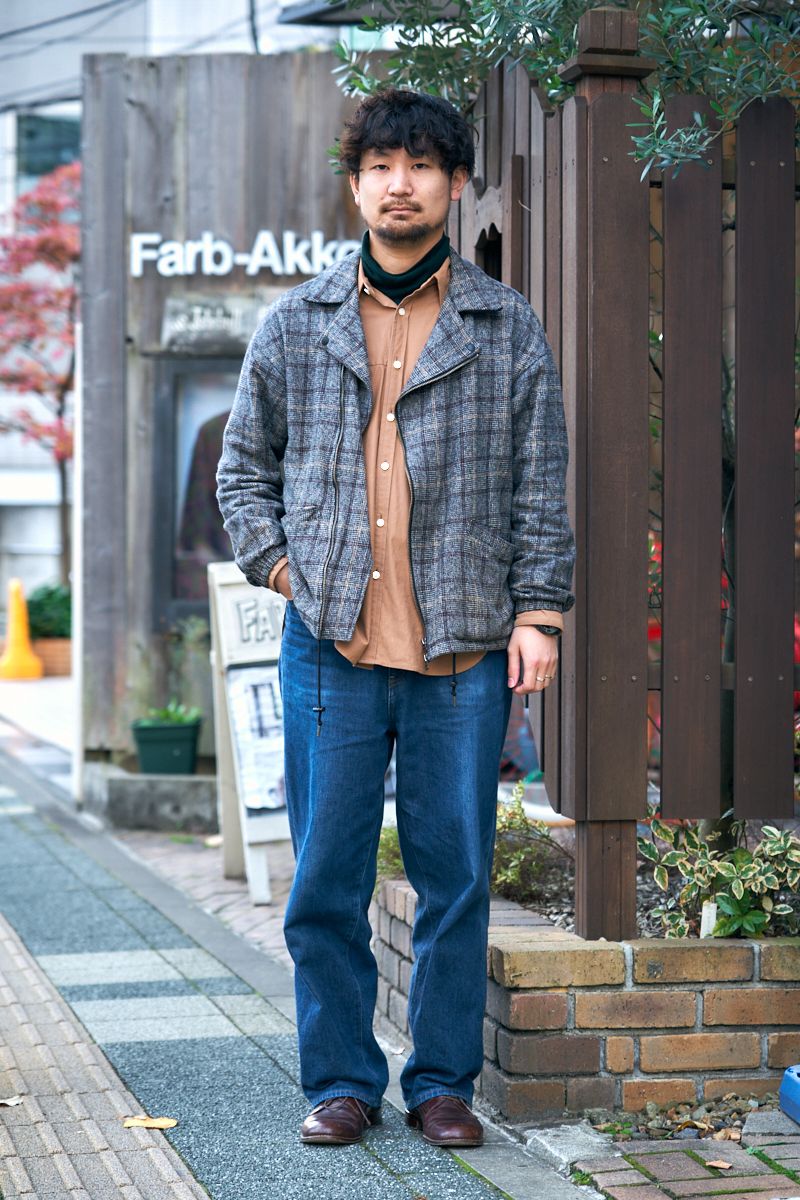 Pジャケットで魅せる秋冬のレイヤード 阿部良平