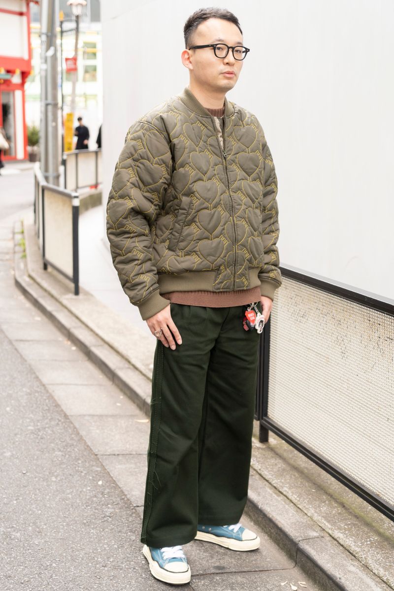 配色が渋い。これぞ大人ストリートコーデ 草野大輝