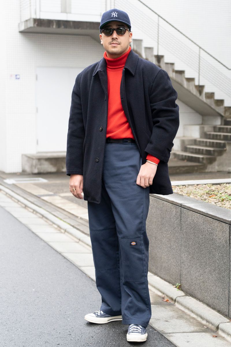 真似したい色使い。ニット＆キックスの演出 青木慎ノ介