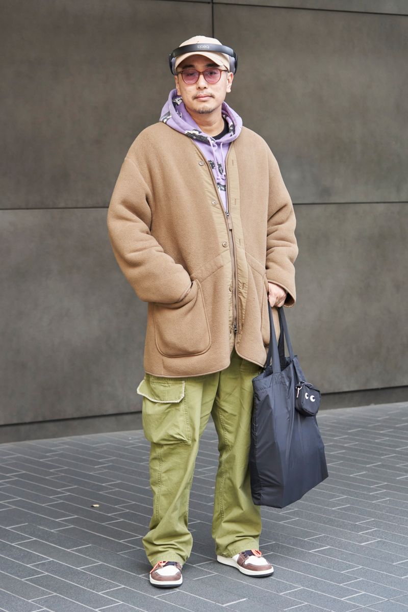 落ち着いた色味のスポーツ×ストリート ヤマ