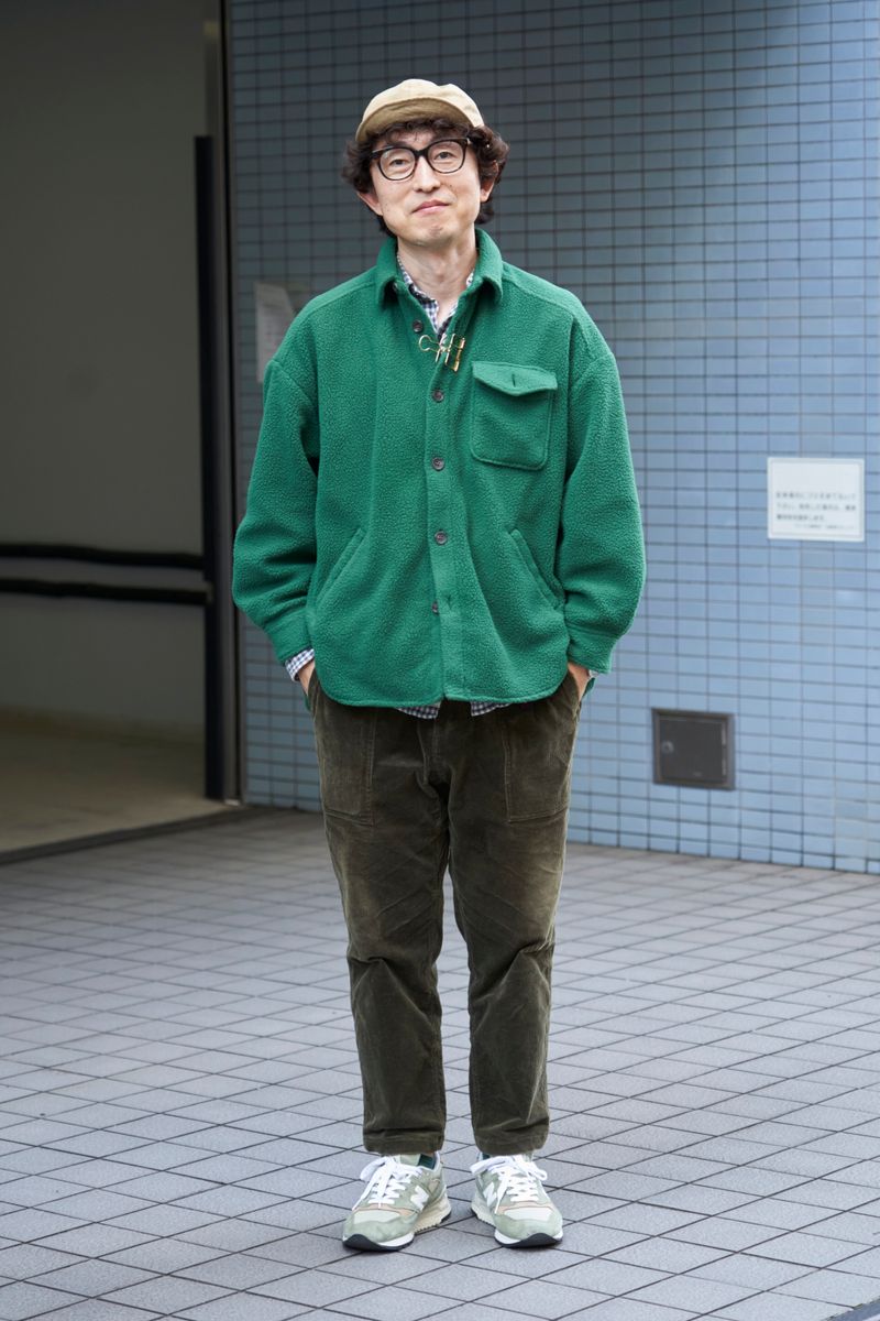 グリーンが似合うレザークラフト職人 キム・ヨンクォン
