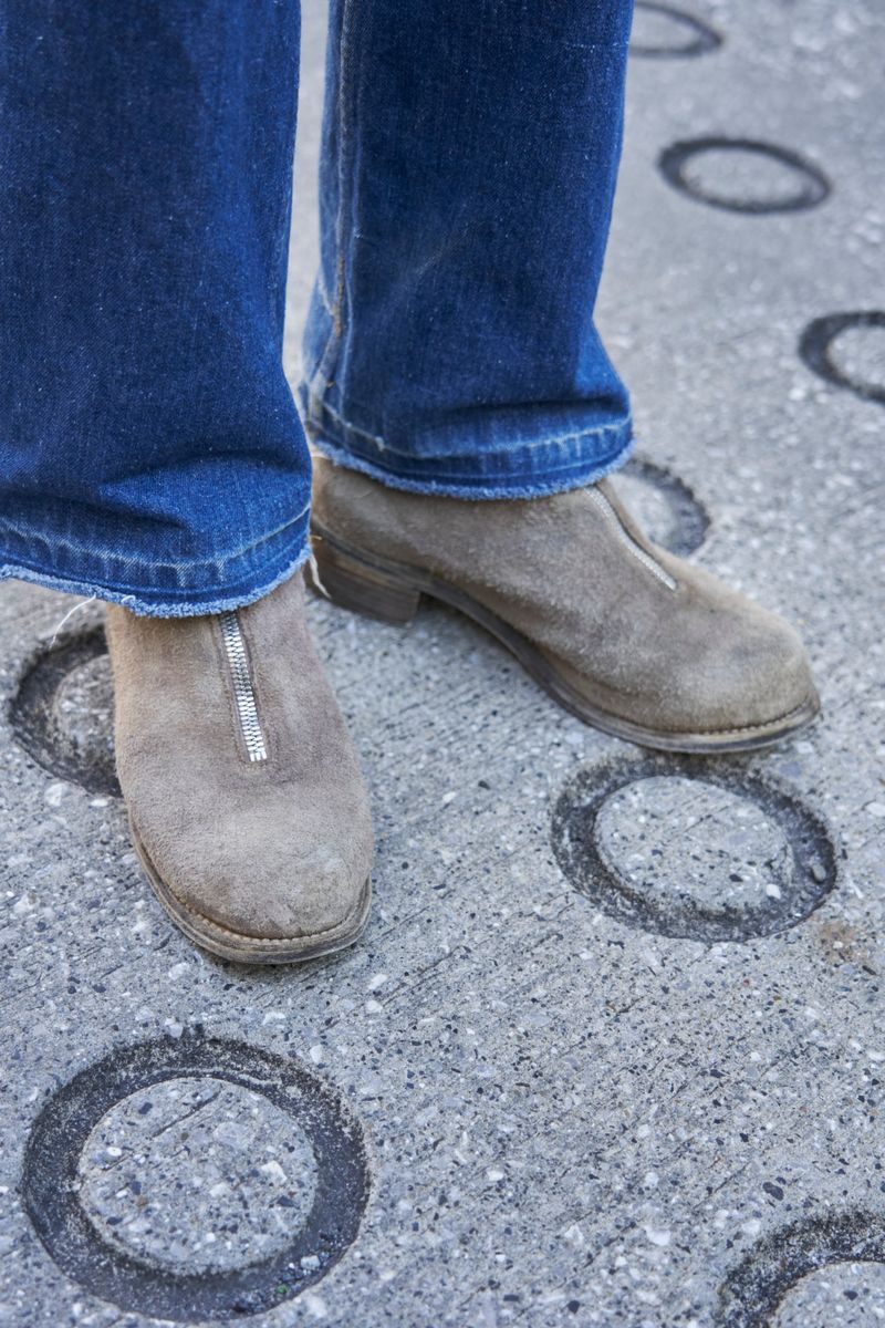 デニムはフレアを選択。ブーツでモードに 今井寿彦 5枚目の写真
