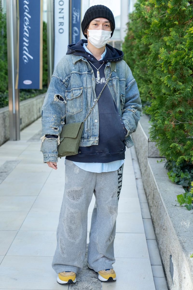 首元にゴローズ。グランジ＆ダメージが気分 K