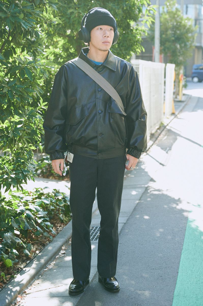 レザーアウターはブルゾンタイプが流行の兆し 遠山奨悟