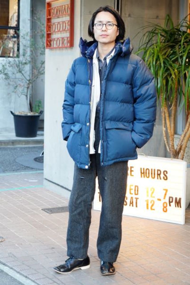 ダウンJKにインディビのシャツを二枚重ね | OCEANS オーシャンズ｜男の