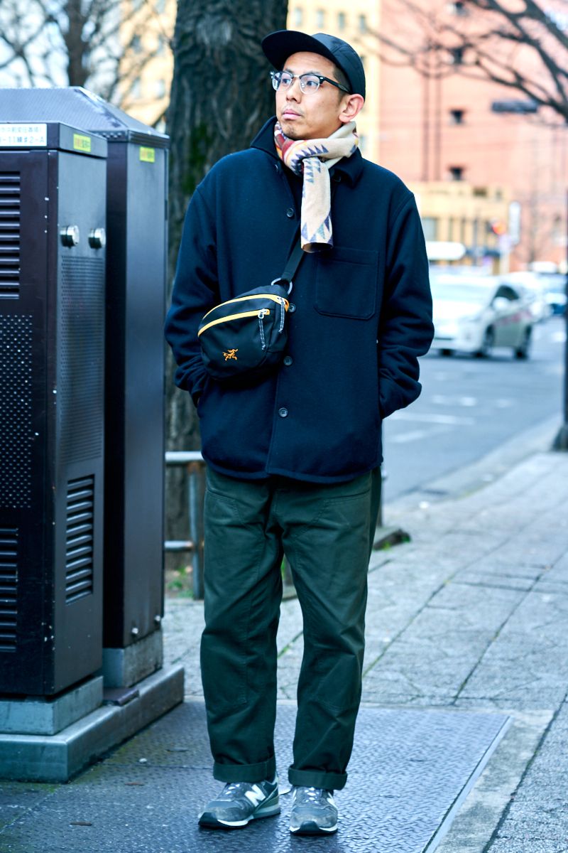 首元にちょい足ししたネイティブ柄がナイス 山口敦士