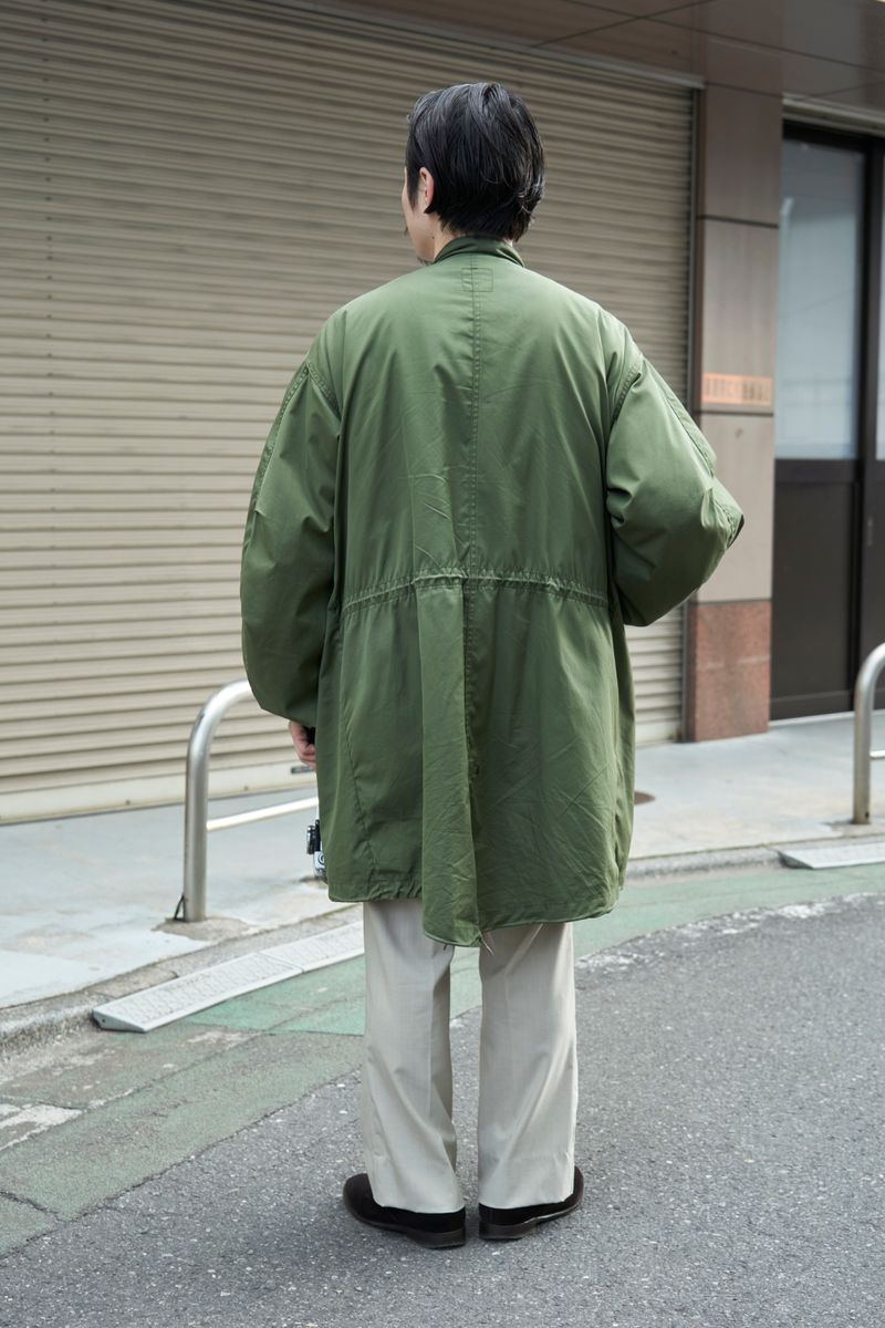 モッズコートのカジュアルさに上品な下半身 川合雄太 2枚目の写真