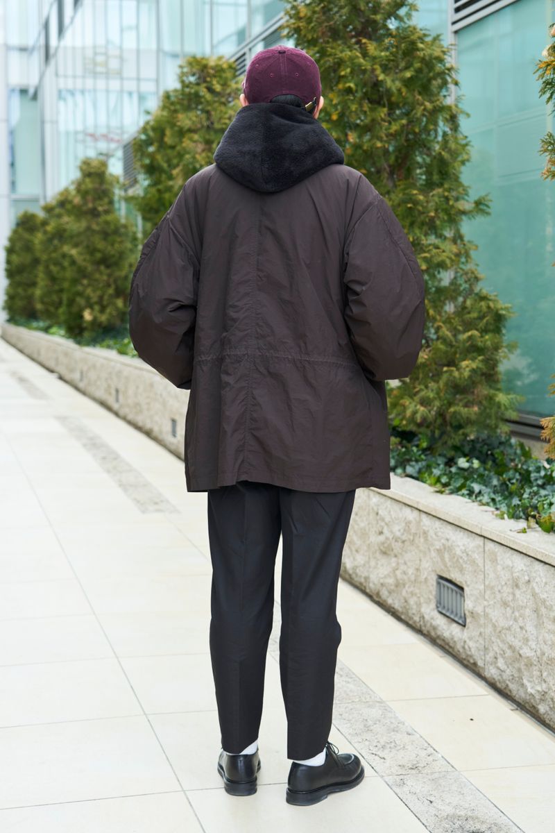 ボアパーカ＆タイトパンツでボリューム調整 早川 2枚目の写真