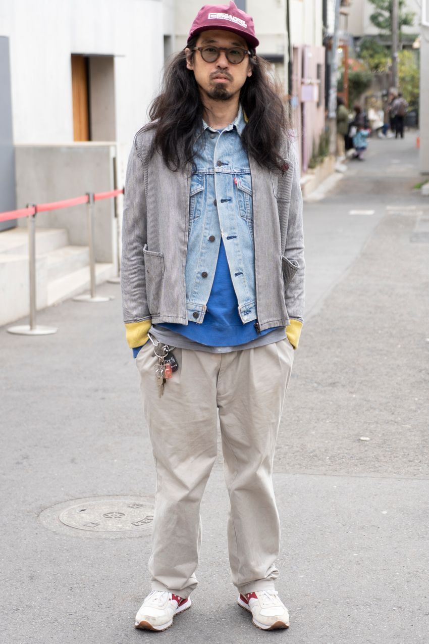 春まで“Gジャン”はこう着る！レザーベストの武骨な着こなし、ジャケット×ジャケットの重ね技etc. - 6枚目の画像