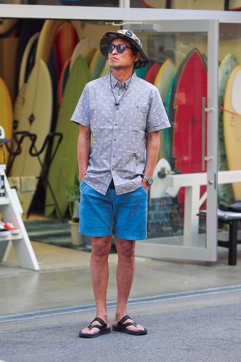 マリンテイストを”キレイに”着こなす、お手本コーディネート 島谷直樹