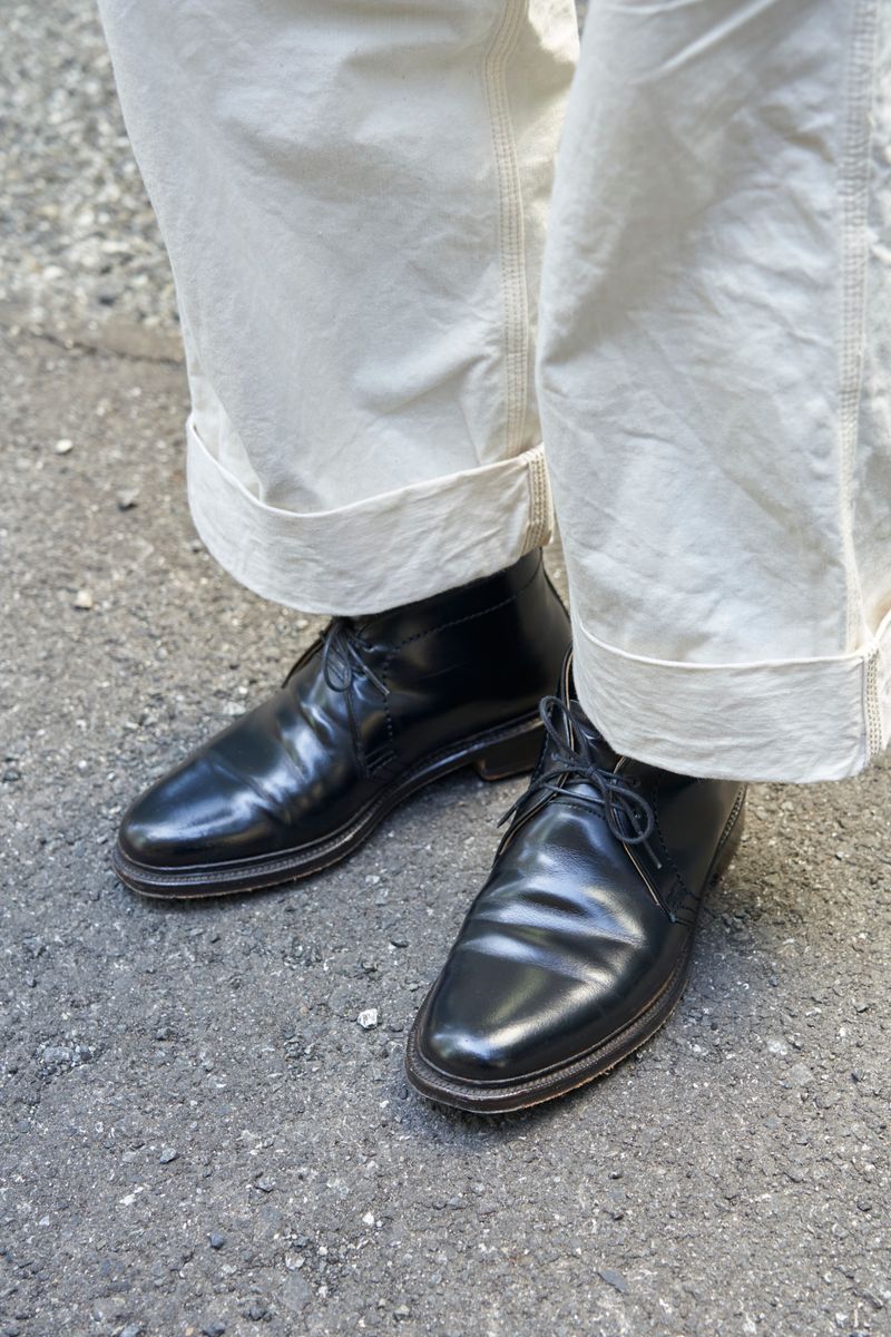 白オーバーオールにJK合わせがオシャレ Atsushi Little Fats 9枚目の写真