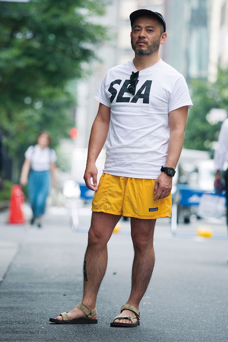 ジャストサイズでTシャツ＆短パンスタイル。これぞ正道の夏姿 髙橋大樹