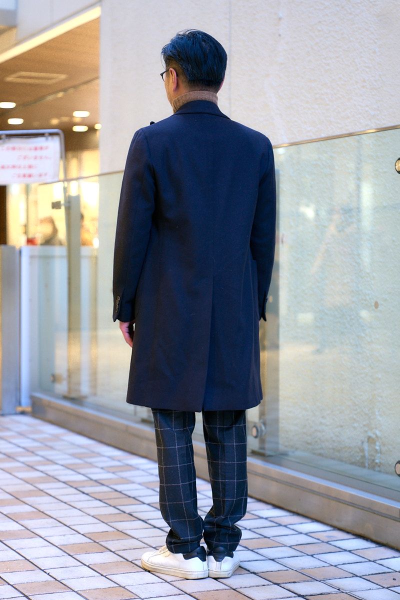 上品に履くチェックパンツが大人ならでは 田岡大樹 3枚目の写真