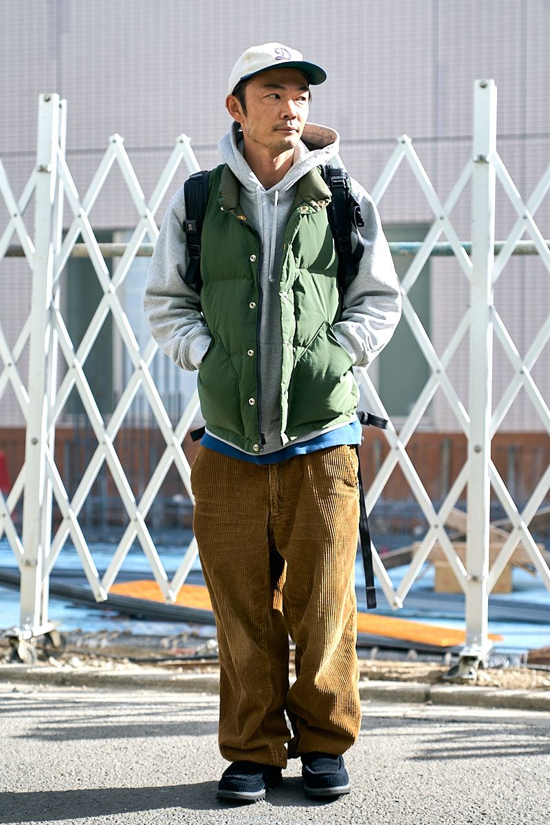 春近し東北でダウンベストはマストで大活躍 東 裕太郎