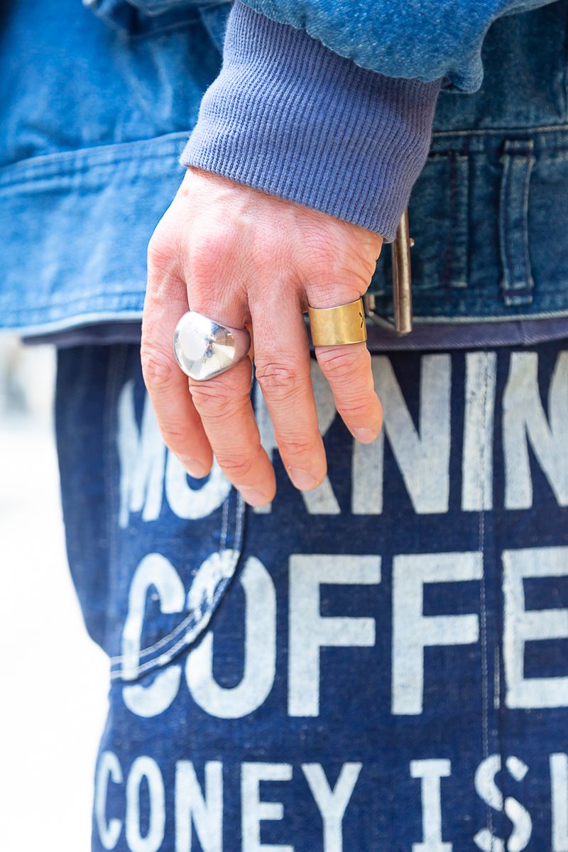 青青青！お手本にしたいブルーのレイヤード 安藤 4枚目の写真