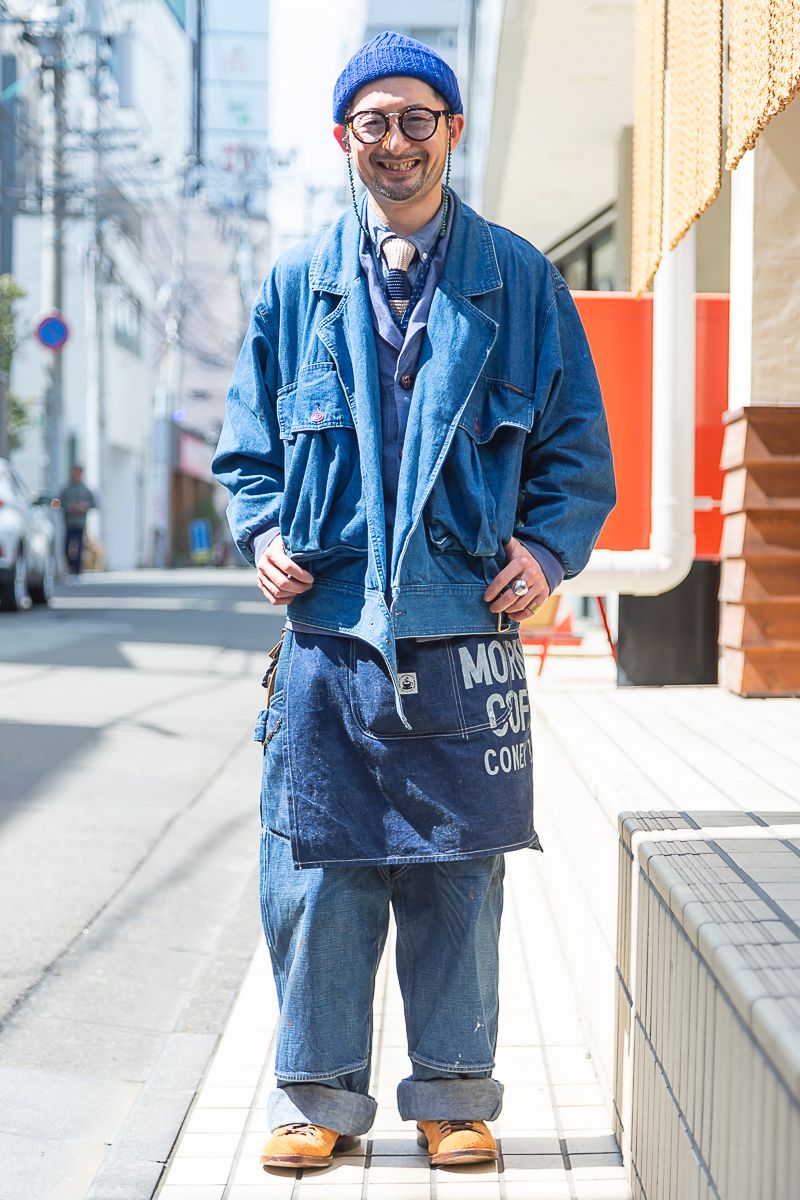 青青青！お手本にしたいブルーのレイヤード 安藤