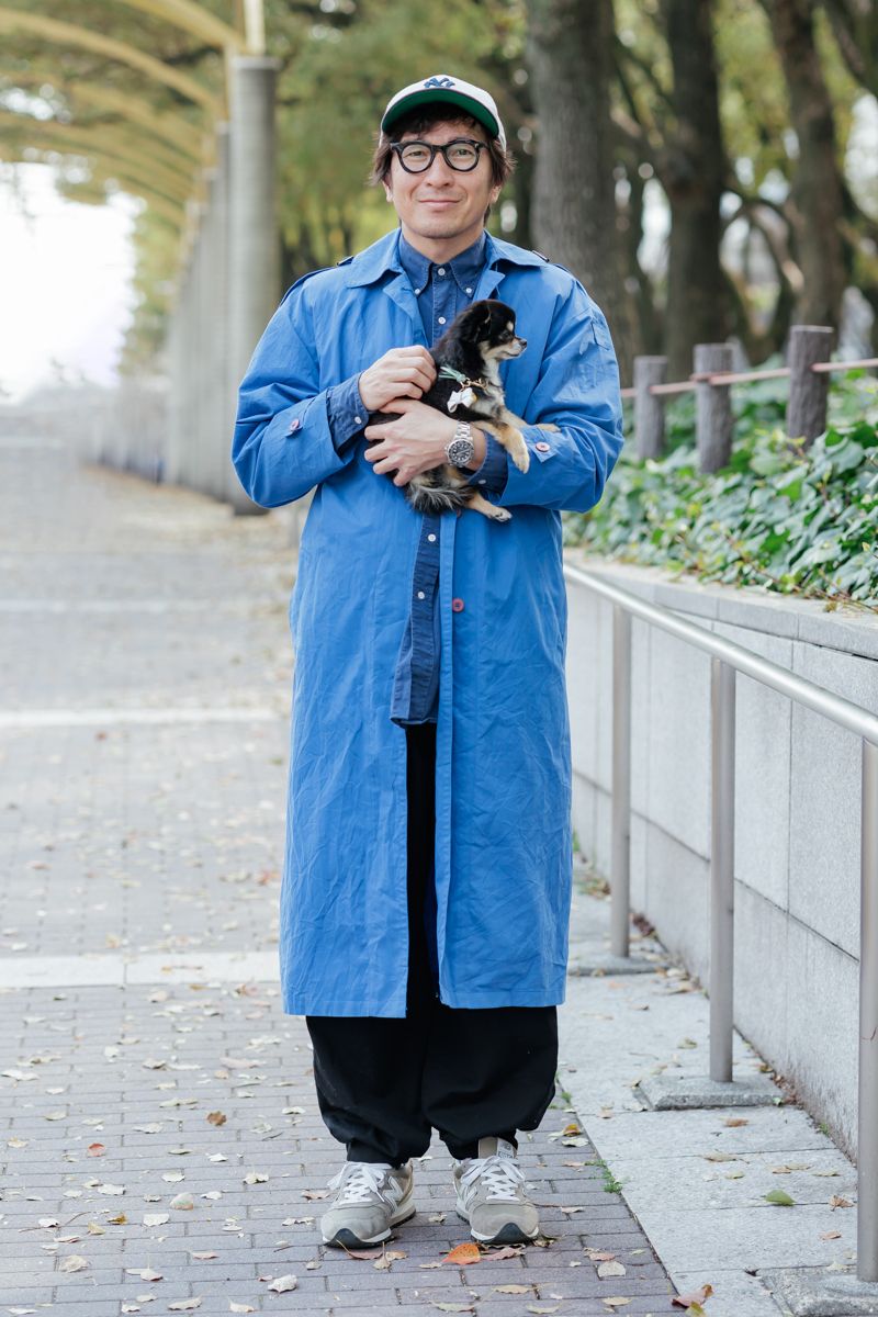 色も丈も完璧なスプリングコートをチョイス ゴトウアキラ