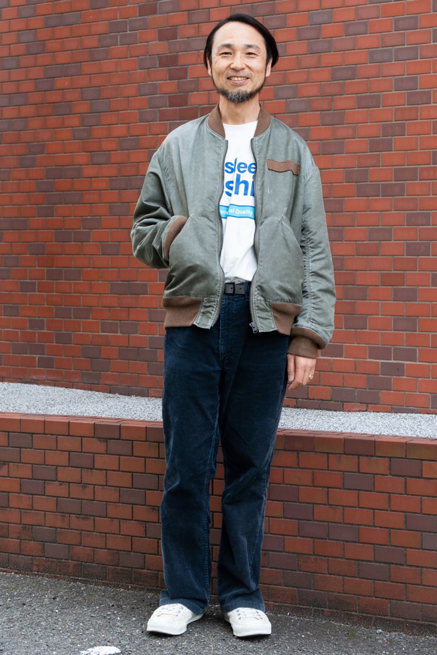 フライトジャケットを今っぽく。街角で見つけた5人から着こなしヒントを探る！ - 4枚目の画像