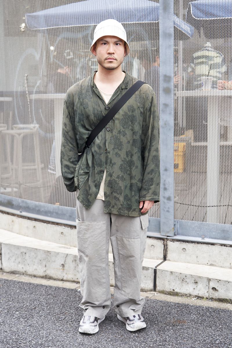 異素材ミックスで演出する洗練された重ね技 坊主