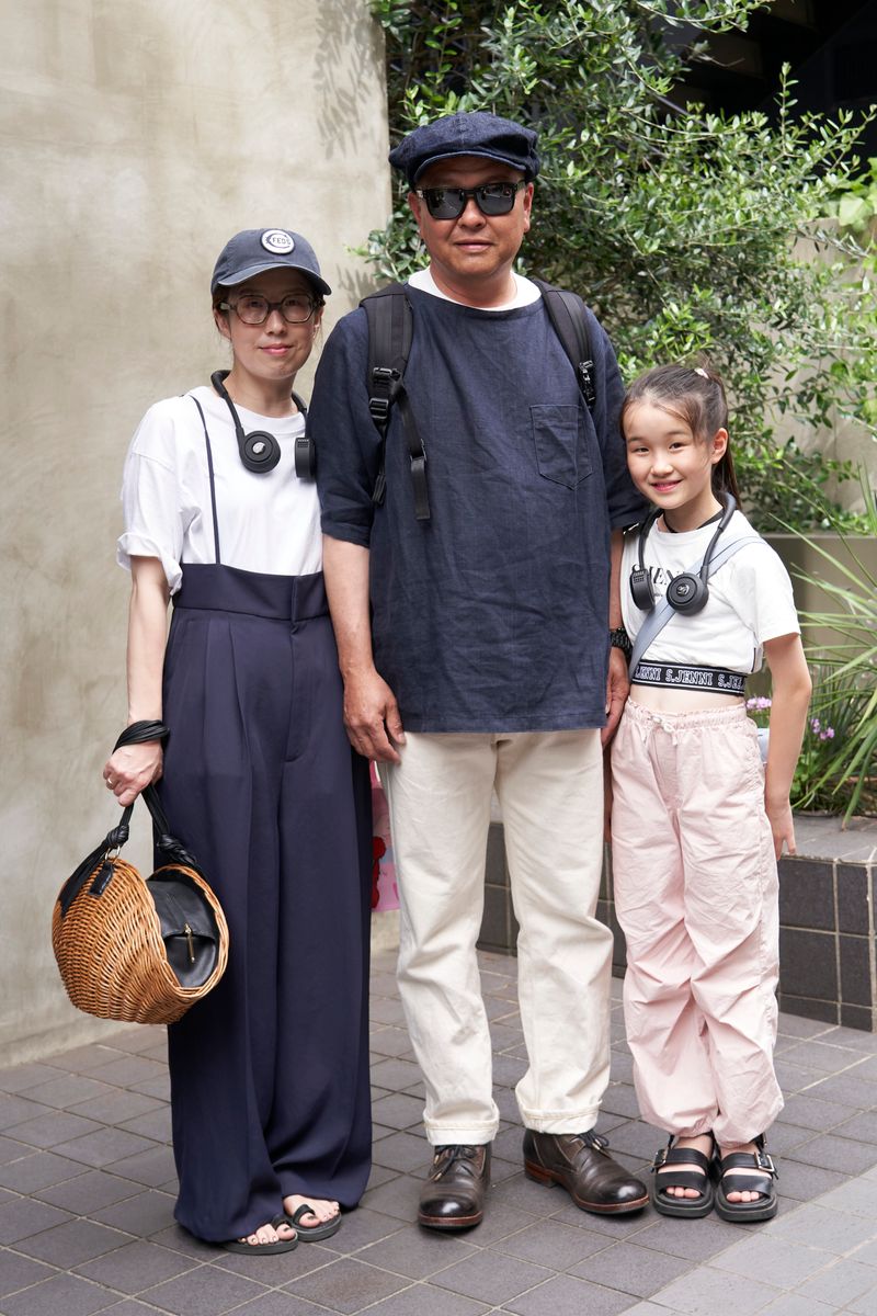 夫婦で色使いを揃えてペアルック“風”に オオシマモトヨシ