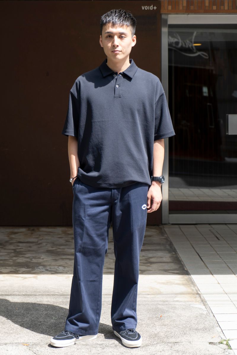 綺麗なシルエットを意識したブラックコーデ 高野育人