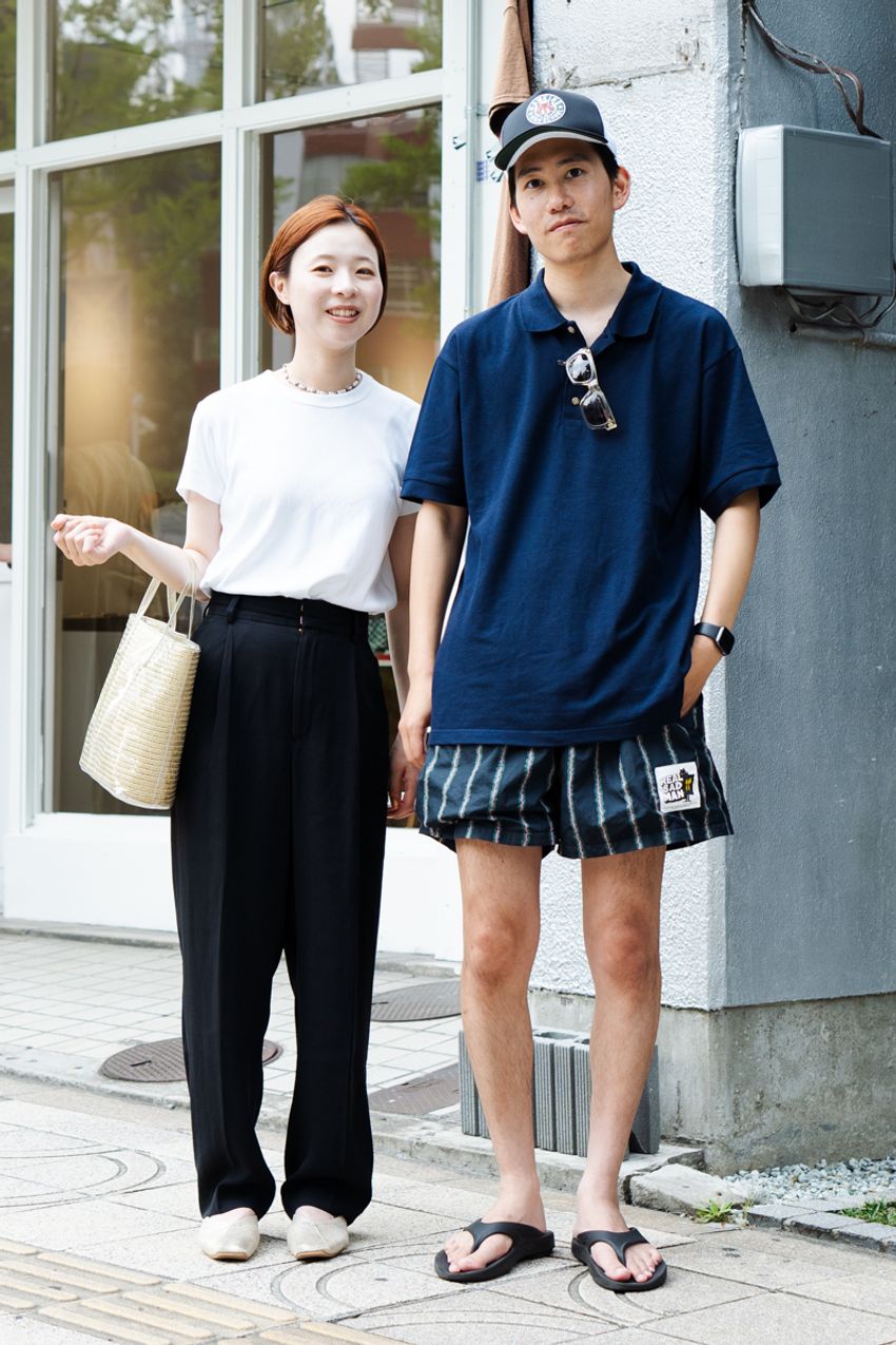 ポロシャツなら“ネイビー“のワンツーコーデがいい！ 清潔感＆抜け感を獲得した3人をスナップで - 8枚目の画像