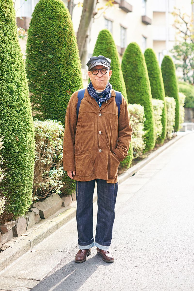 スエードの質感で大人の余裕 サイトウ ヒロヒサ