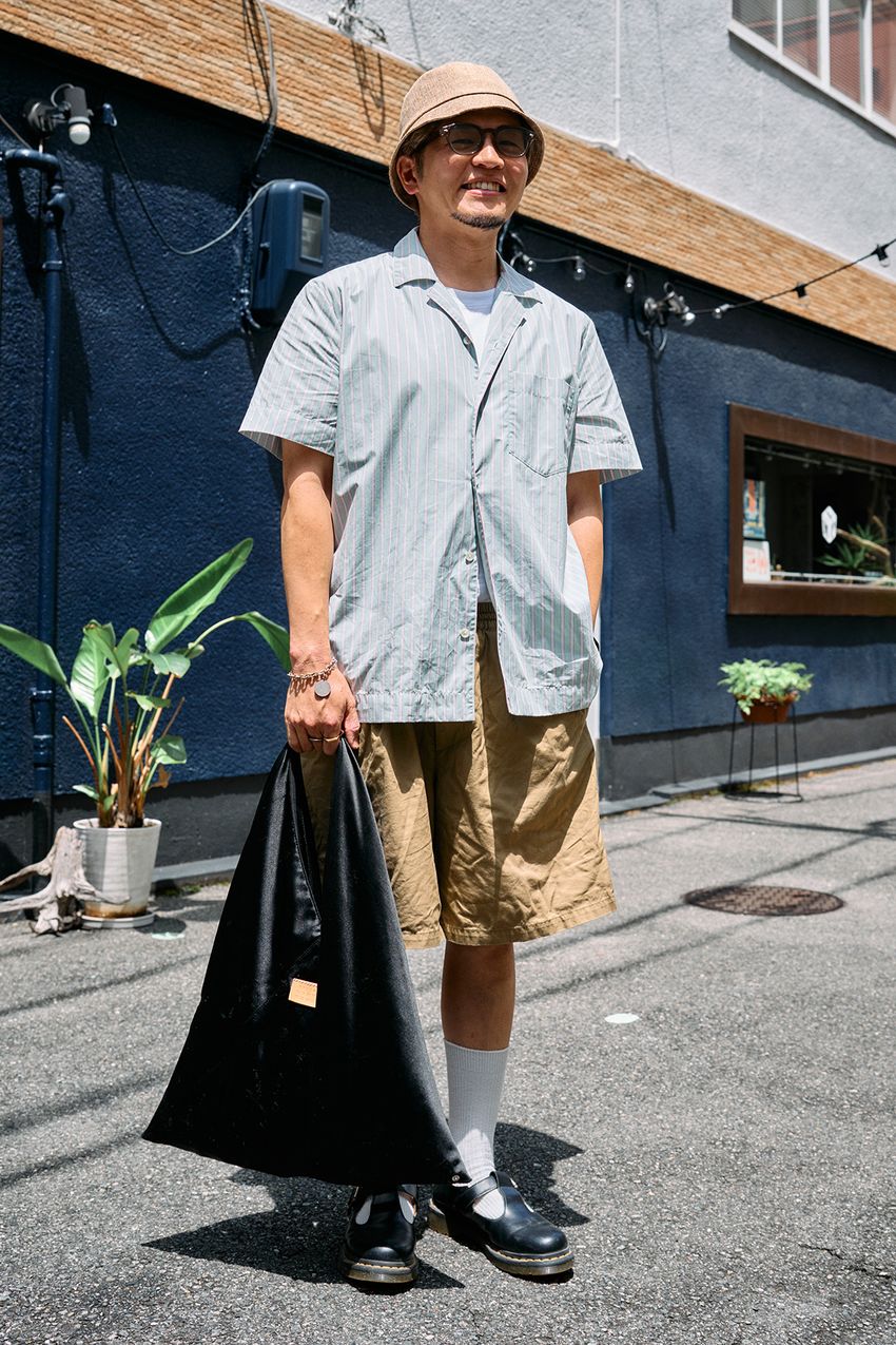 【20〜50代】着こなしが難しい“膝下＆太め”ショーツコーデのお手本！足元とのバランスがキモ - 5枚目の画像