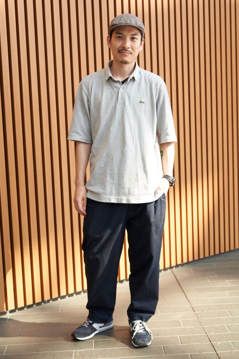 汗ばむ夏。コットンポロがちょうどいい しん