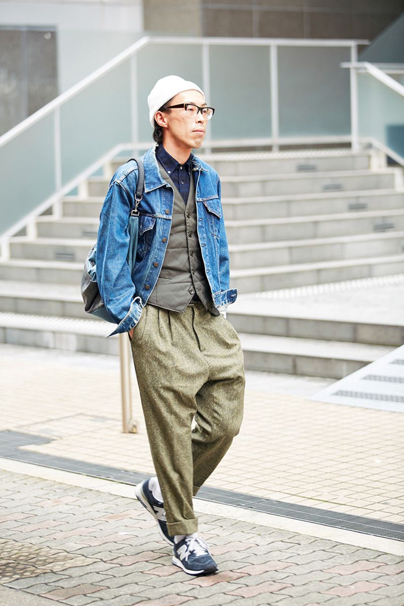 ツイードでもストリート感を演出 小野 芳典