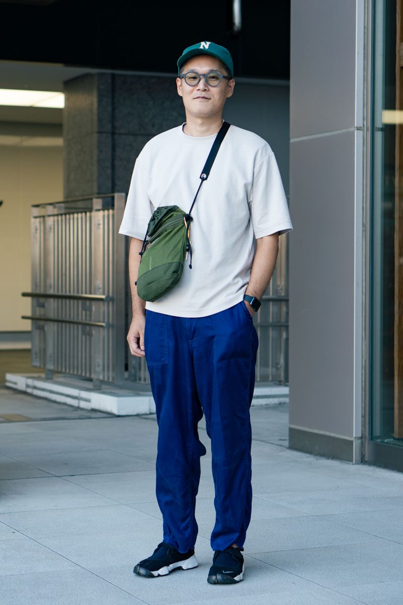 グリーンの好配色を小物でバランス良く投入 嶋津典彦