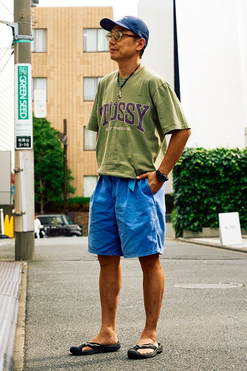雰囲気たっぷりのロゴTをさらに際立たせたタックイン上手 慎 正宗