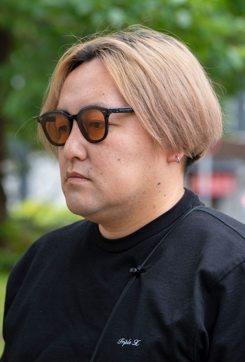 主張強めの柄は清くセットアップで着る方がハマってみえる 坂田和馬 2枚目の写真