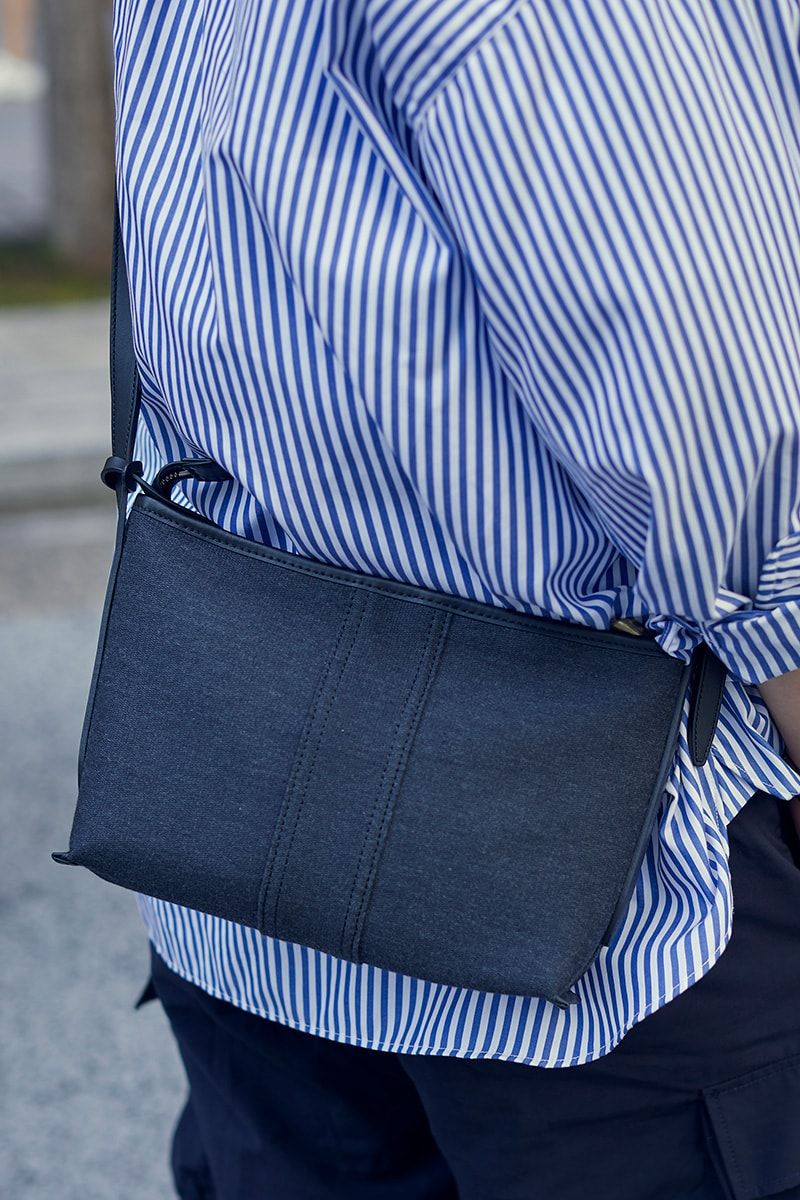 袖まくりでキレイめシャツを着崩したブルートーンスタイル 山中将史 3枚目の写真