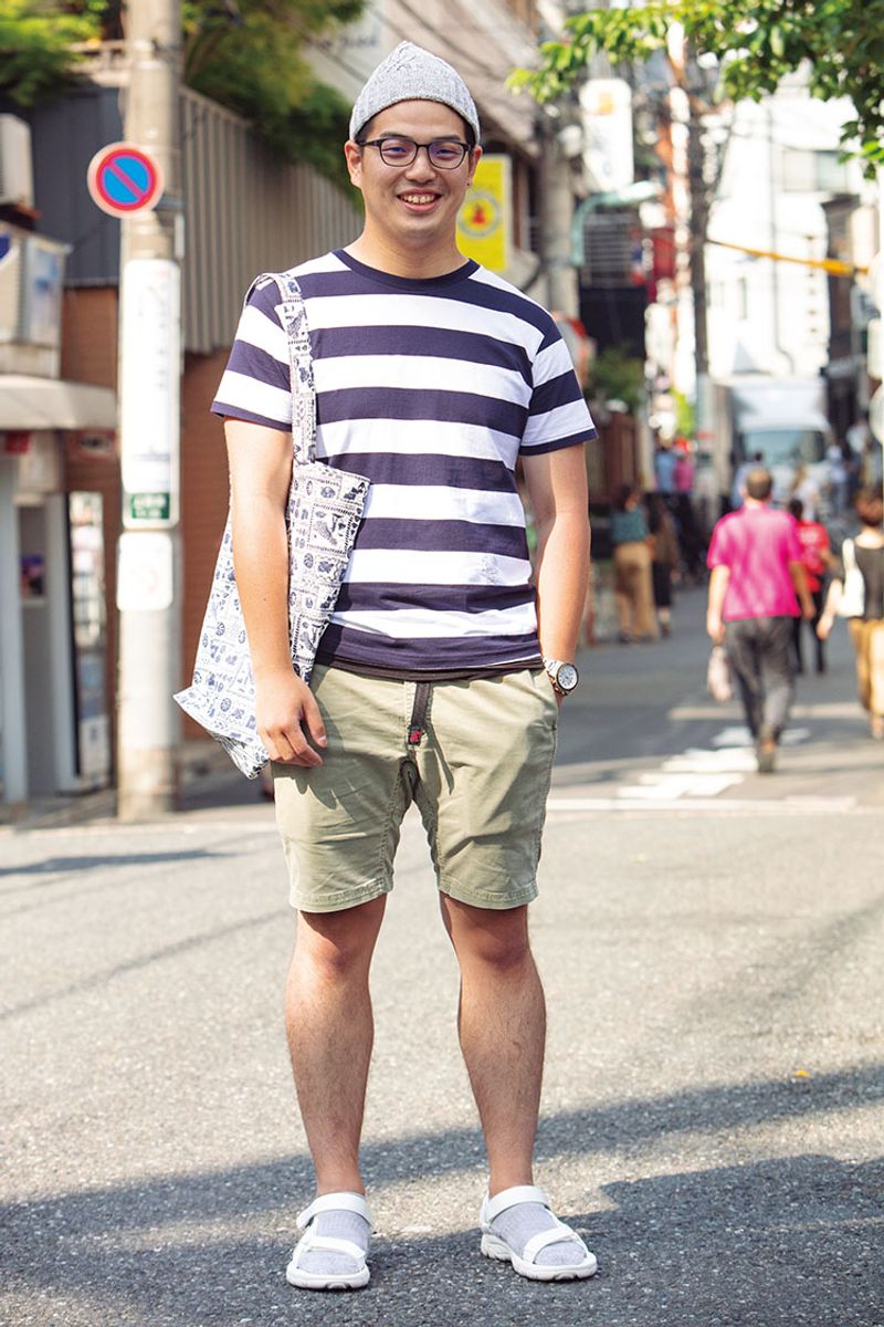 ショーツから足元まで、う〜んなんとも涼やか！ 阪本良輔