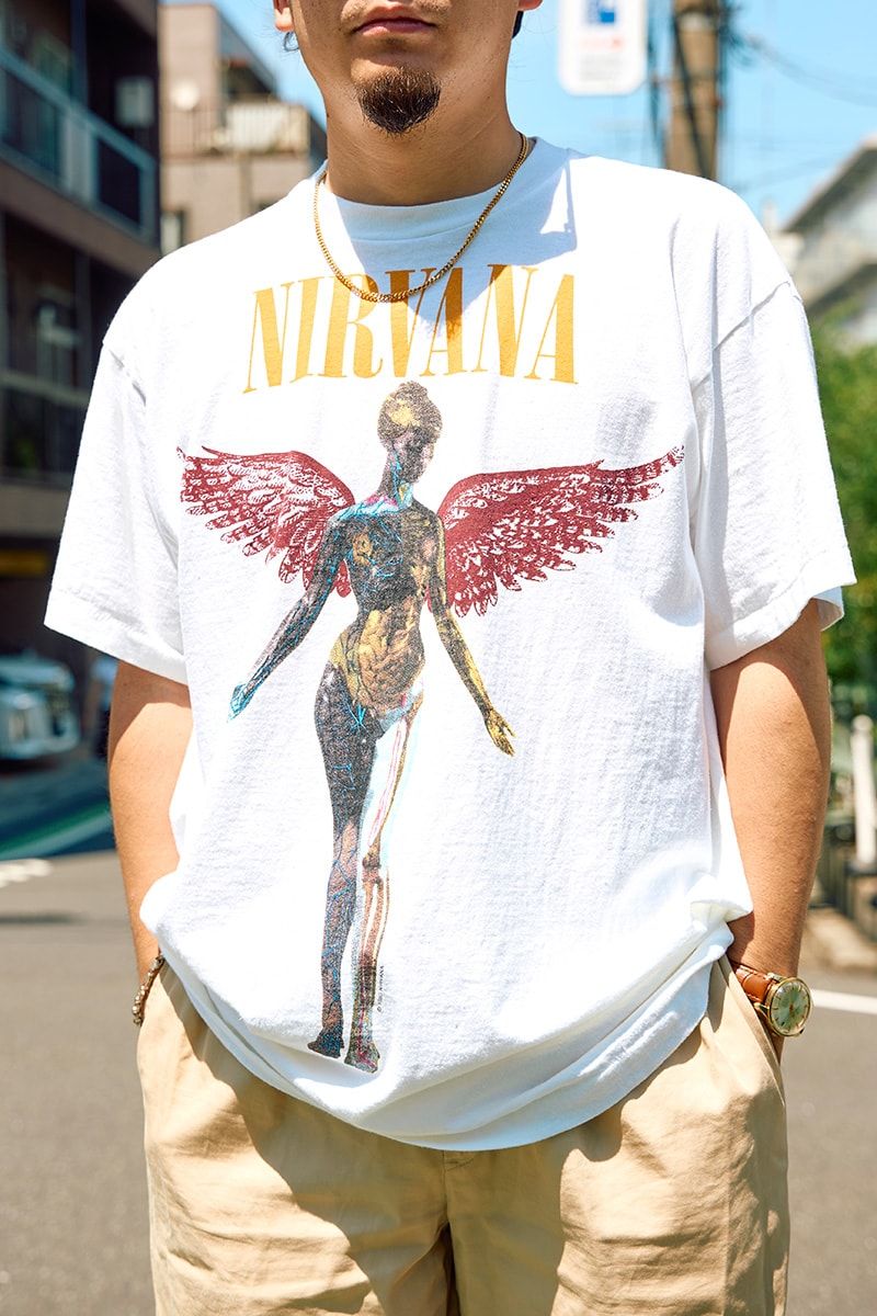 大きめ「ニルヴァーナT」が目を引くアメカジコーデ 古川雅斗 5枚目の写真