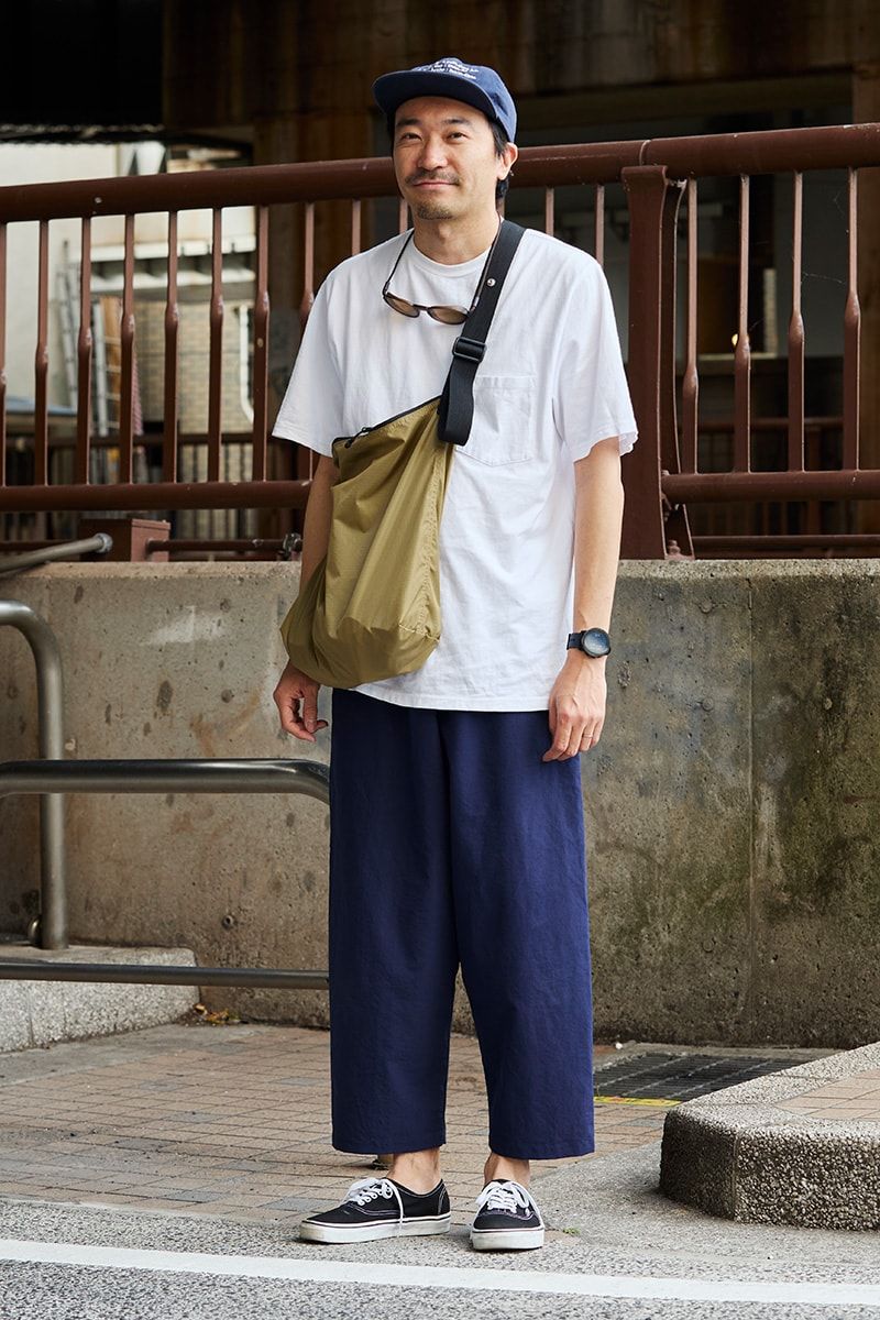 「土管のようなシルエットのパンツ＝どかパン」で涼し気な西海岸スタイル 原 尚義