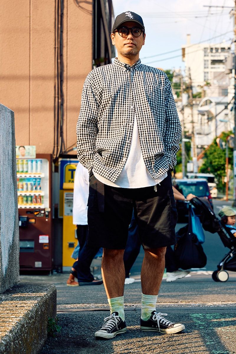 淡い“タイダイ”ソックスでモノトーンスタイルに遊びゴコロを 植松富志男