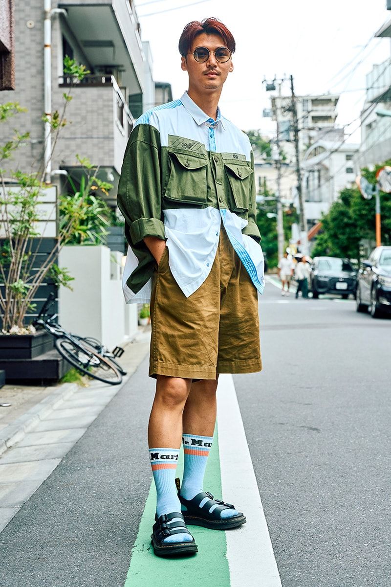 マチ付きポケットが利いたシャツ選びに、水色をちりばめる色使い 小山 暸
