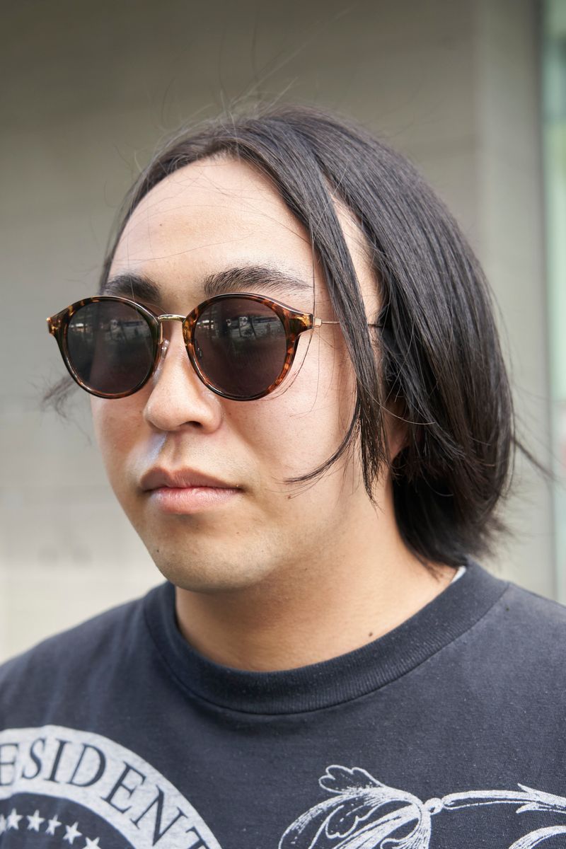 オバマTでブラックコーデにYes We Can あゆむ 3枚目の写真