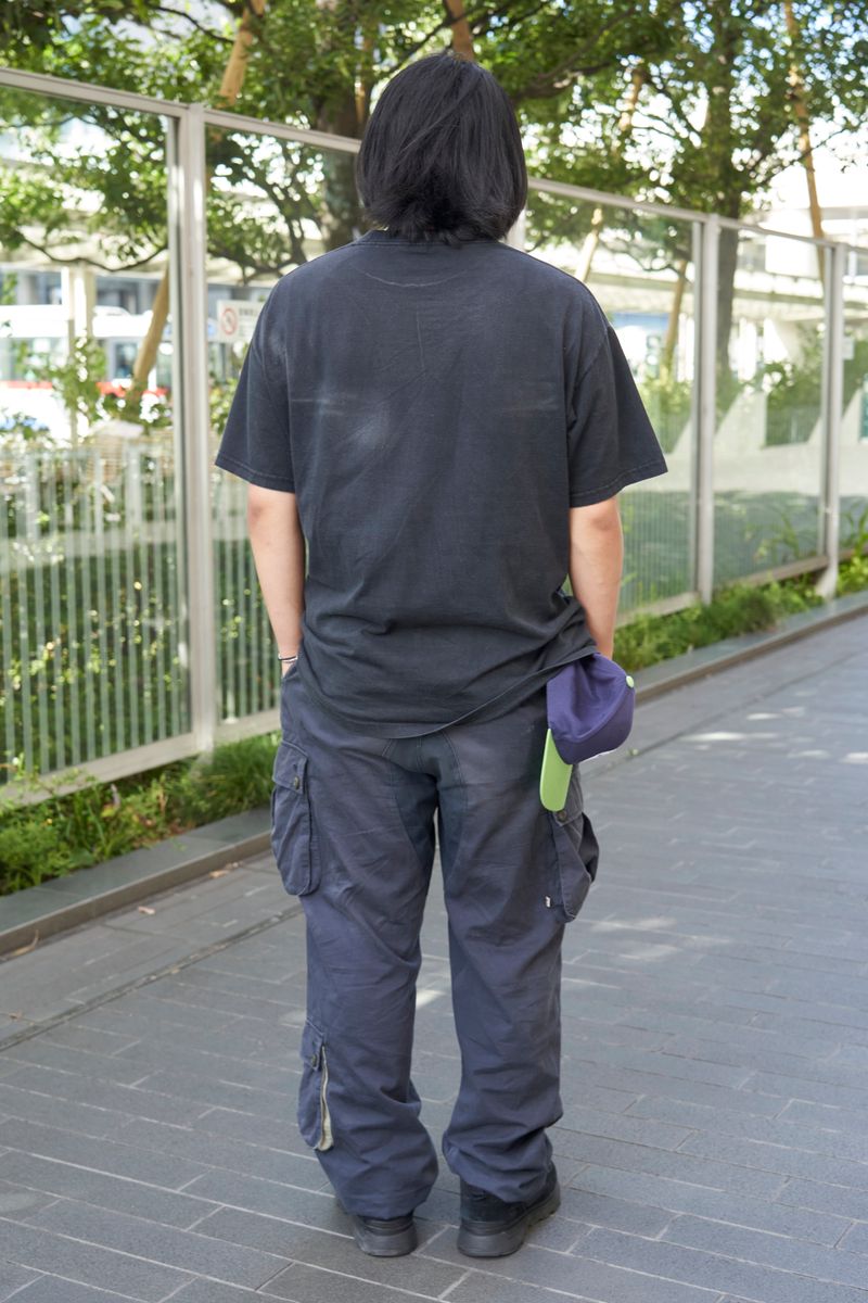 オバマTでブラックコーデにYes We Can あゆむ 2枚目の写真