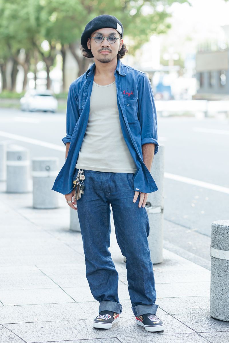 ヴィンテージを取り入れたデニムonデニム 伊藤壽人