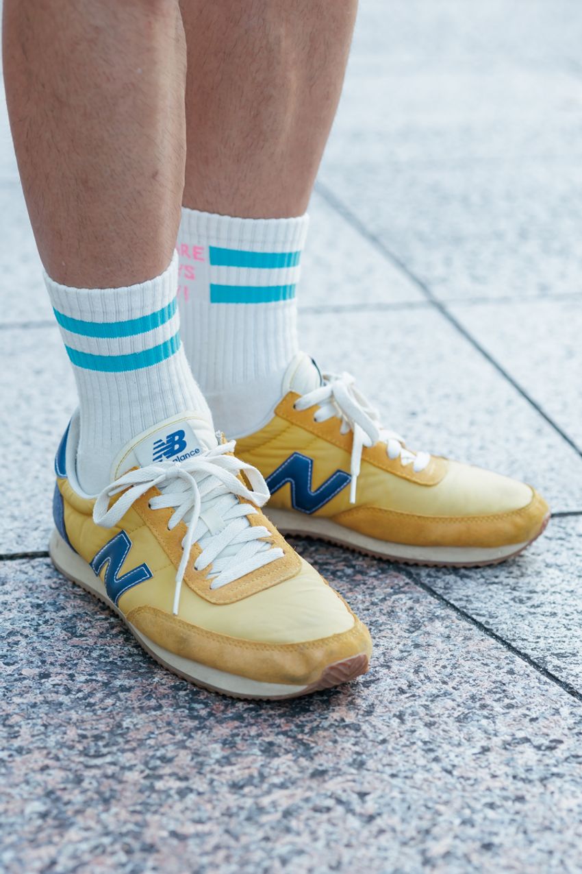 夏の足元は「ニューバランス×ラインソックス」で簡単にキマる！その実例をスナップで - 9枚目の画像