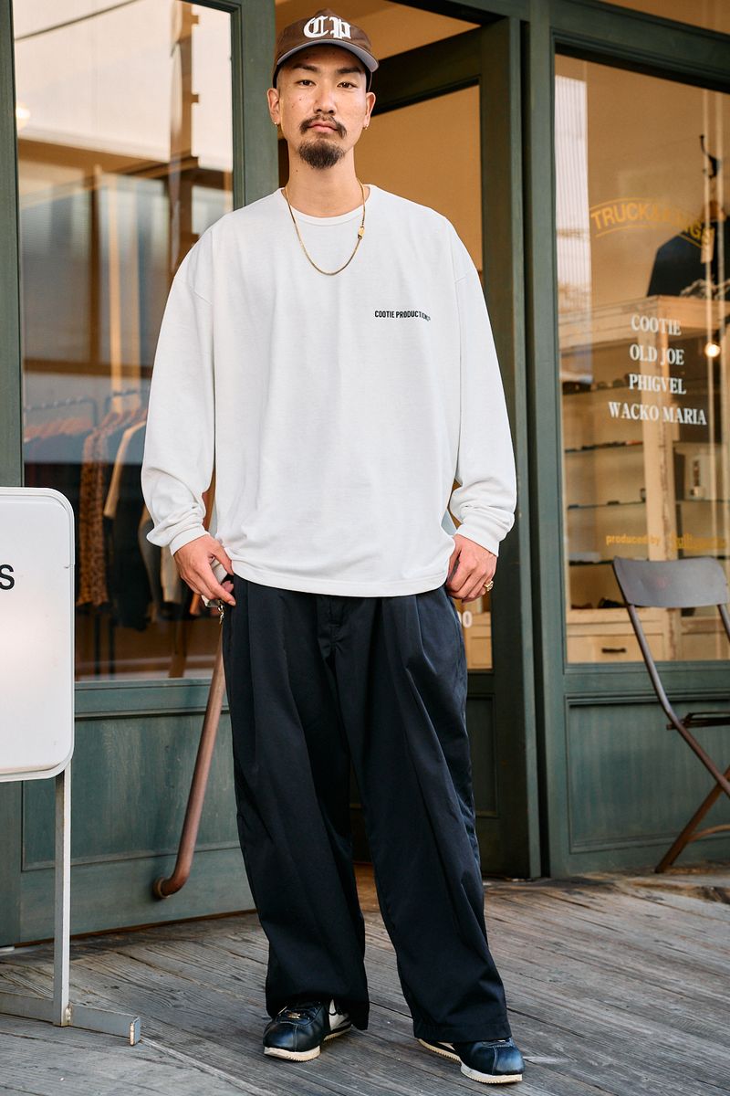 オーバーサイズのロンTで秋っぽく 池田宝希