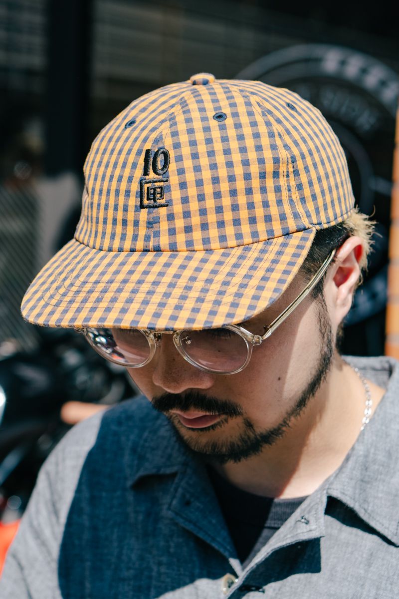 ギンガムチェックのCAPで大人のかわいげ 葛西省吾 3枚目の写真