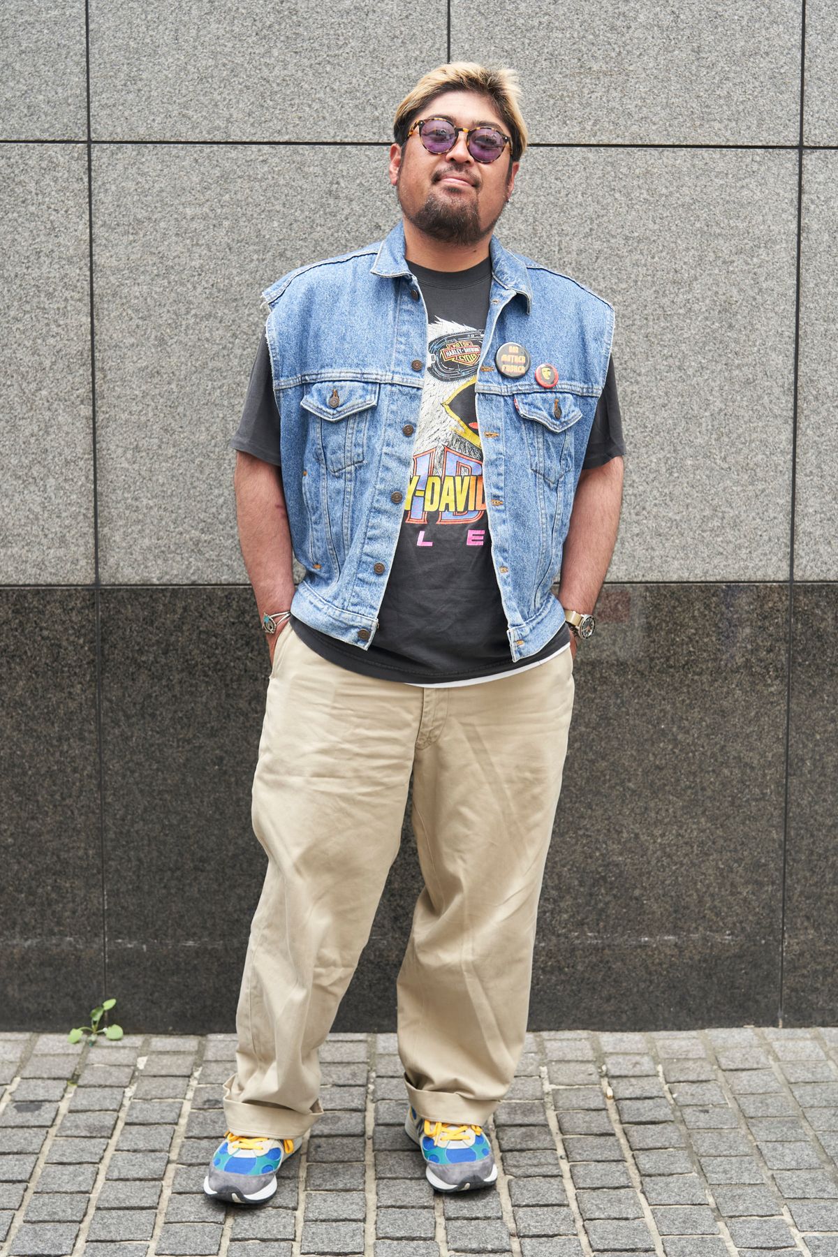 ベスト リーバイス  Tシャツ 古着  パンツ アメリカ軍  シューズ ニューバランス  眼鏡 アンクラウド  腕時計 グランドセイコー  バングル ハーレーダビッドソン  リング ハーレーダビッドソン