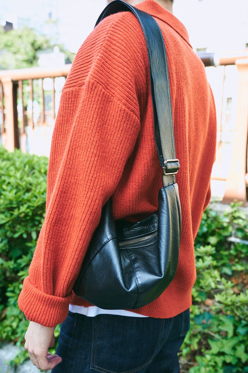 トレンドのニットポロ。秋色なら即戦力に 前田晃司 4枚目の写真