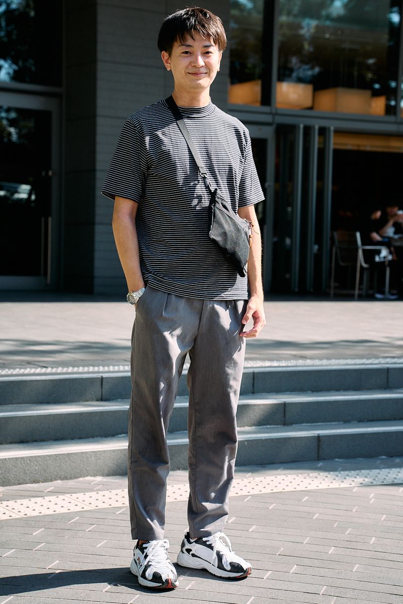 ワンマイルコーデもモックネックでこなれ感 平木佑太朗 2枚目の写真